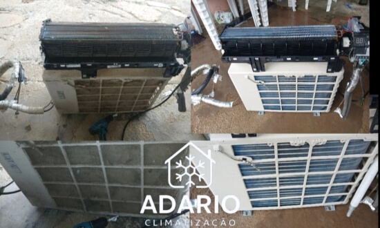Limpeza e Higienização de Ar-condicionado 